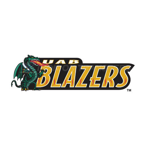 UAB Blazers Iron-on Stickers (Heat Transfers)NO.6631